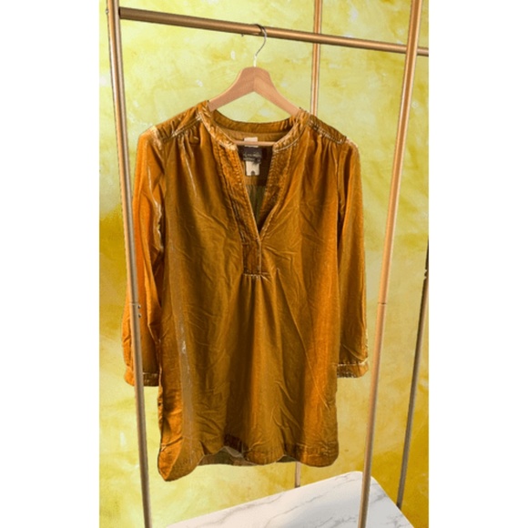 ANTHROPOLOGIE MELODY VELVET TUNIC DRESS - Picture 2 of 3